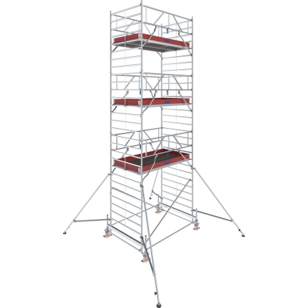 Rusztowanie jezdne aluminiowe Krause Stabilo 500 (1,50x2,50 m) – wys. rob. 8,5 m